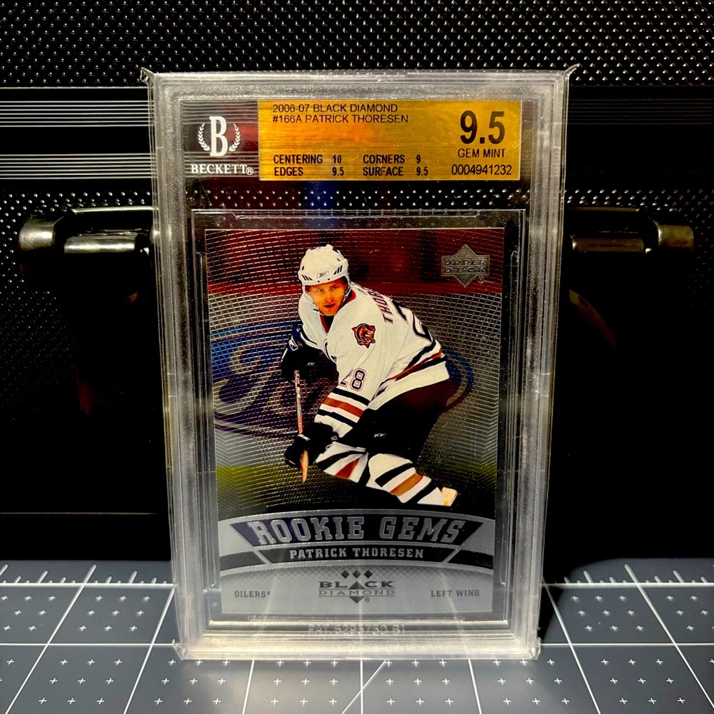 Patrick Thoresen RC 2006-07 Upper Deck Black Diamond ROOKIE GEMS - Beckett 9.5